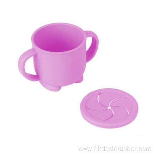 silicone snack cup anti-drop and anti-sprinkle